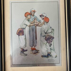 Norman Rockwell “Choosing Up”